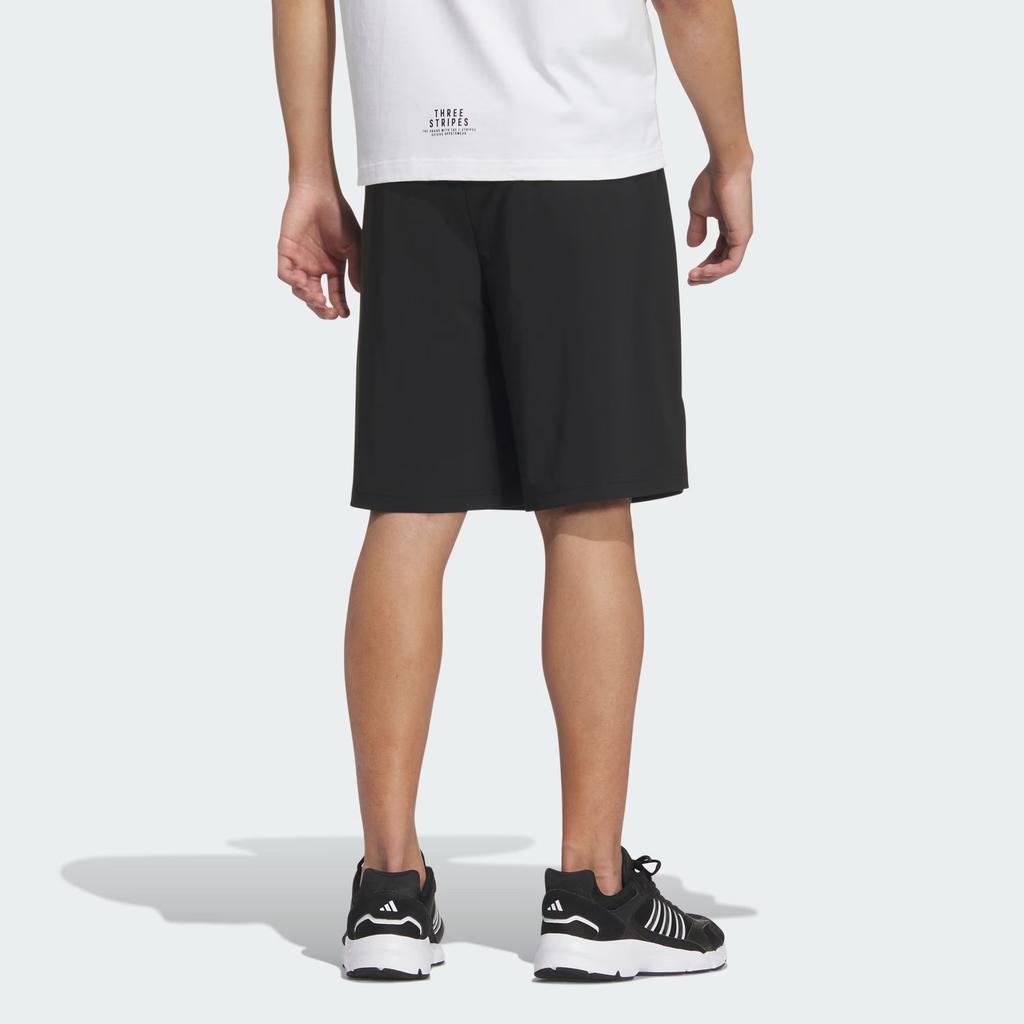 Adidas Однотонные шорты с защитой от солнца на молнии, мужские шорты черного цвета JD5235