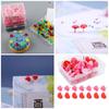 100Pieces Heart Shaped Push Pins with Case for Office Bulletin Boards Colorful Pushpins Plastic Map Pins for Cork Board