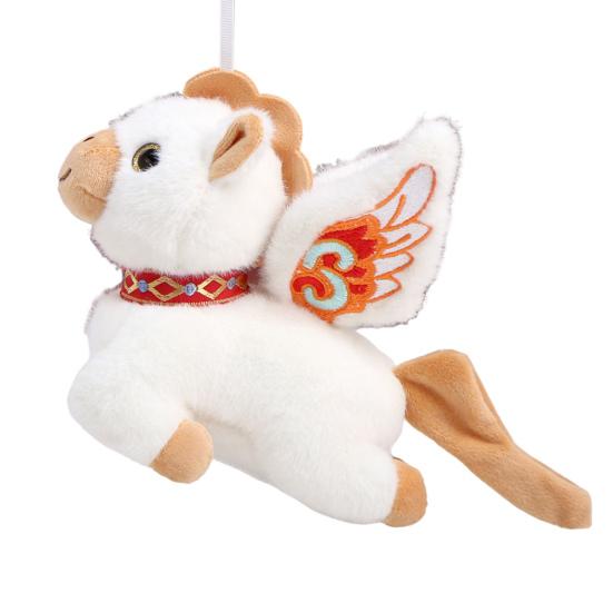 Плюшевая кукла-лошадь брелок год лошади зодиакальное украшение подвесная плюшевая игрушка для машины сумки подарок на китайский Новый год благоприятный символ благословения