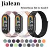 For Xiaomi Mi Band 8 Colorful Soft Nylon Reaplacement Strap Soft Wristband Strap Smart Bracelet Replacement Accessories