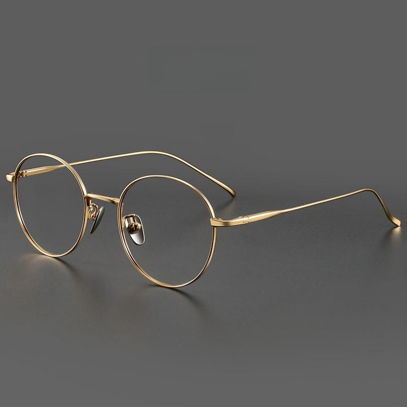 Xbora Fashion Round Optical Очки по рецепту на заказ для чтения при близорукости Мультифокальные очки из титанового сплава для мужчин и женщин 1644