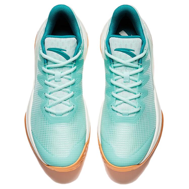 Anta Jianshan 2.5 Удобные Модные Амортизирующие Износостойкие Дышащие Низкие Баскетбольные Кроссовки Мужские кроссовки Ледяной-голубой 112521604-2