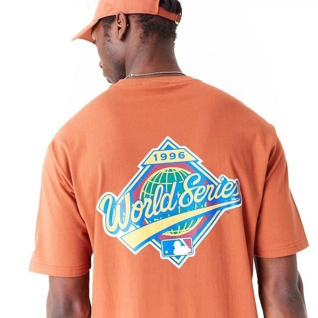 T-shirt MLB World Series - New Era - New York Yankees - Orange - Mixte - Adulte