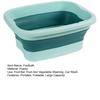Yousheng Foldable Wash Basin Plastic Portable Pool Foot Bath Basin Kitchen Fruit Vegetable Washing Basin Footbath Tub Camping Laundry Car Wash Basin