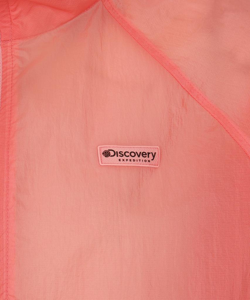 Женская ветровка Discovery Expedition Freshvent Ультралегкая с высоким воротником (L/Коралловый)