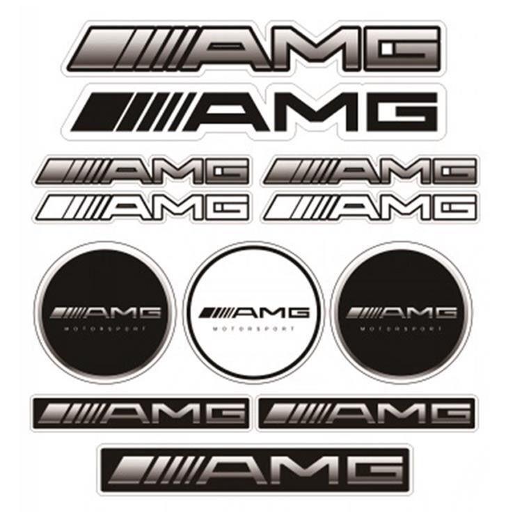 CRN1 1pc Car Stickers For Mercedes Benz AMG W206 W204 W205 W212 W213 W221 W222 W240 W211 Fairing Fuel Tank Helmet Box Vinyl Decal
