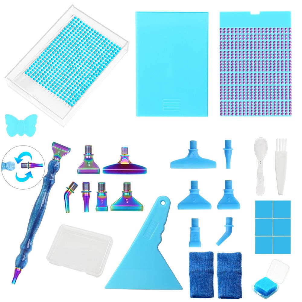 Многофункциональный лоток-перевертыш и набор воронок для алмазной мозаики – Инструмент для вышивания своими руками