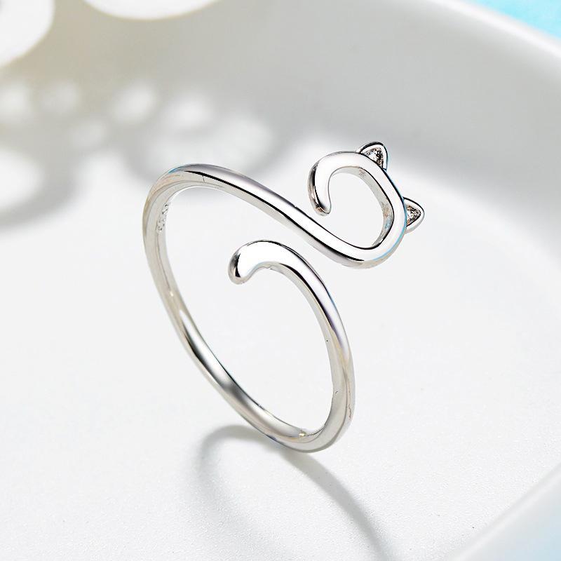 Кольцо из пряжи регулируемого размера с кошачьими ушками, кольцо для вязания крючком, петля для вязания крючком, кольца с нитью, регулятор натяжения, инструмент