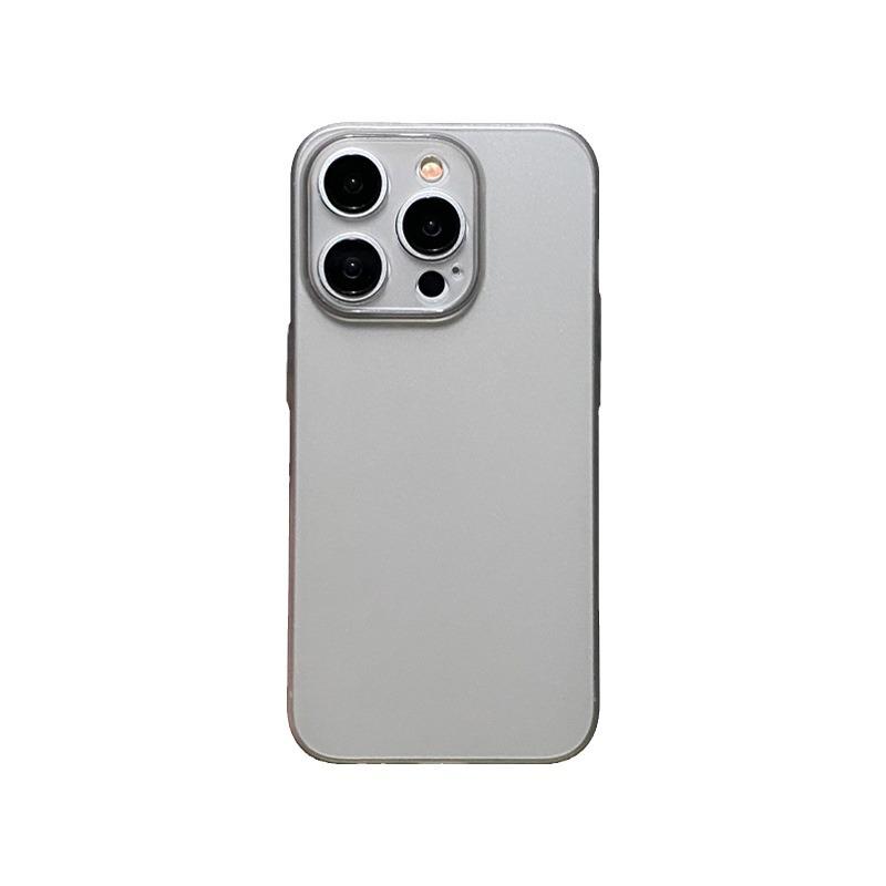 Ультратонкий Защитный Матовый Чехол для iPhone 15 Pro Max - Мягкий Корпус, Ощущение Голого Металла