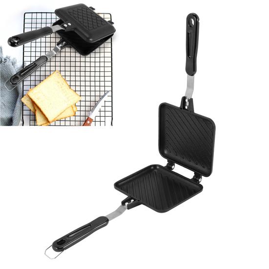 Сэндвичница Вафельница Алюминиевая антипригарная сковорода-перевертыш Двусторонняя сковорода для стейков Кухня
