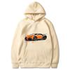Autumn and winter sports cars, luxury cars, printed hoodies, men's and women's long sleeved streetwear, hip-hop warm hoodies