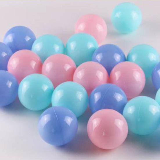 100Pcs Ball Pit Balls Funny Long Life Span Plastic Boys Girls Mixed Colors Ocean Balls Pool Accessories