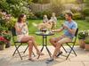 Flora Garden Furniture Set: Table + 2 Chairs