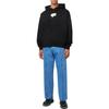Men's Off-White FW22 Back Arrow Printing Long Sleeves Loose Fit Autumn Black OMBB085F22FLE0041070
