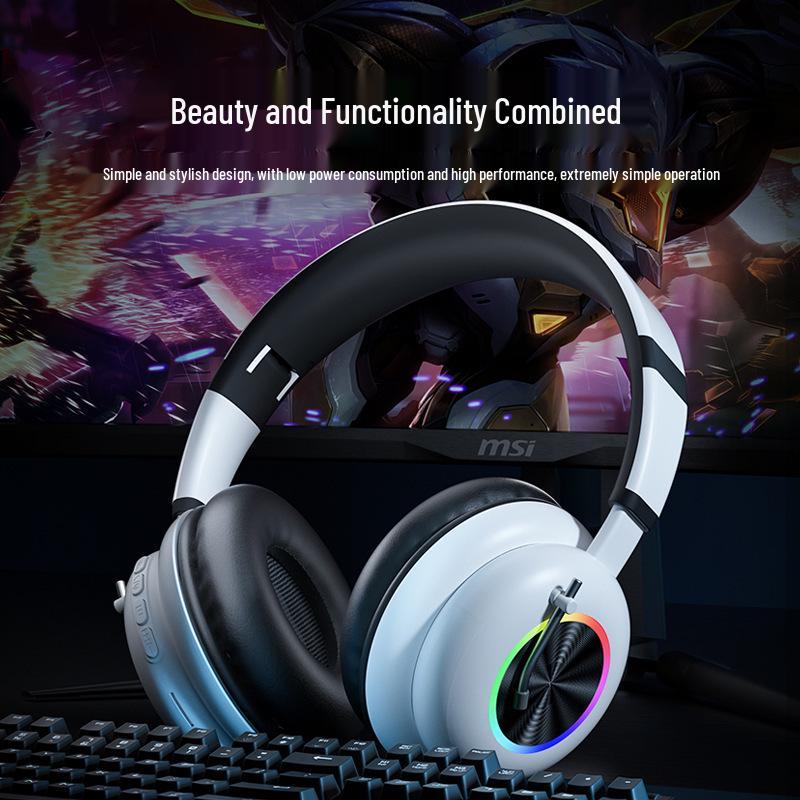 KE-29 RGB Bluetooth Накладные и Внутриканальные Ретро-Наушники