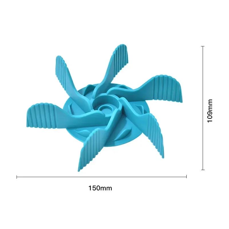 Pet Anti Choke Dog Spiral Slow Feeder Миски для корма для собак Вставка для миски с присоской Нескользящая анти-глотающая собачья профилактика ожирения