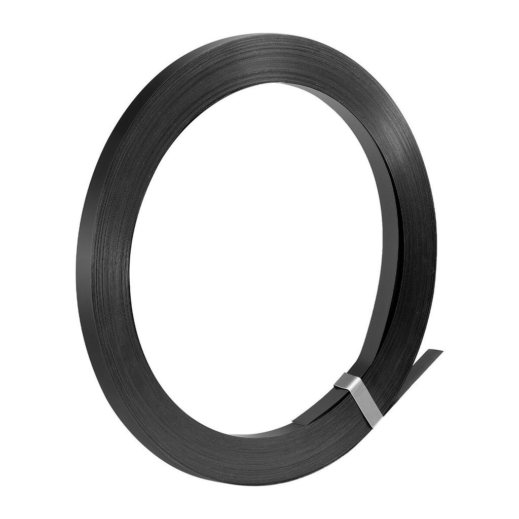 Steel Strapping Coil, 19 mm x 0.55 mm x 91 m, Metal Strapping Banding Roll Withstands Harsh Environment, 775.6 kg Break Strength, Heavy Duty Banding