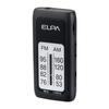 ELPA Тонкое радио Ширина 42 x Высота 83 x Глубина 17 мм AM/FM ER-S61F Черный,