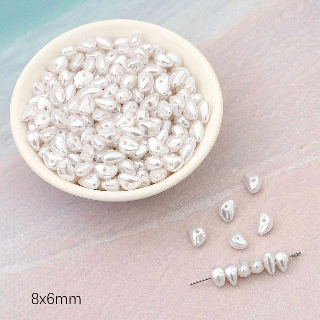 ABS Shaped Bead Jewelry Accessories: DIY Bracelet & Earring Supplies