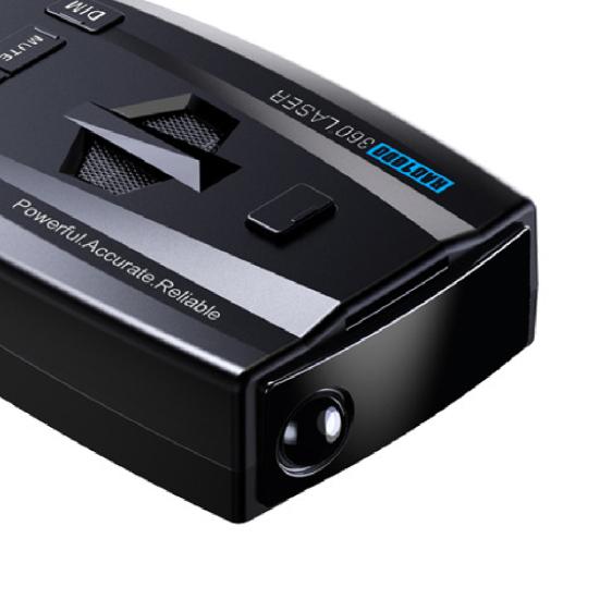 RAD1000 Скорость лазерного радар-детектора Предупреждение о полной частоте обнаружения скорости