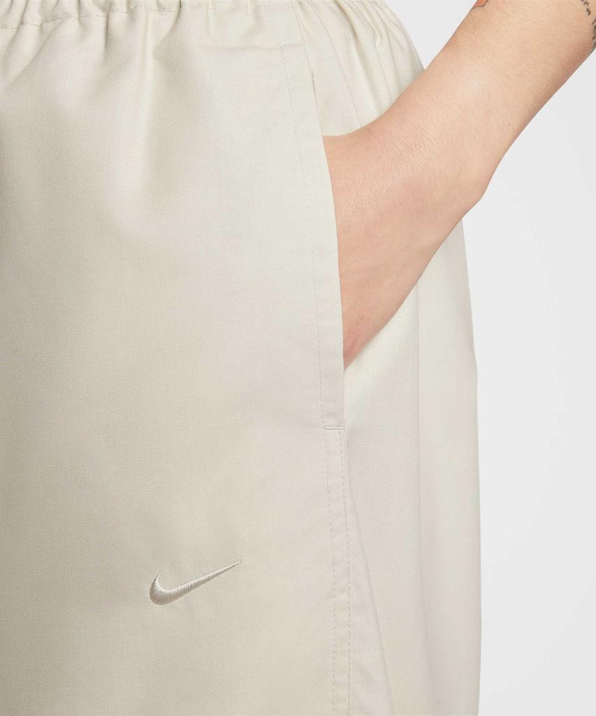NIKE Sportswear Oversized Mid-Rise Woven Pants W - Light Bone:Heather:Light Bone / If5454-072