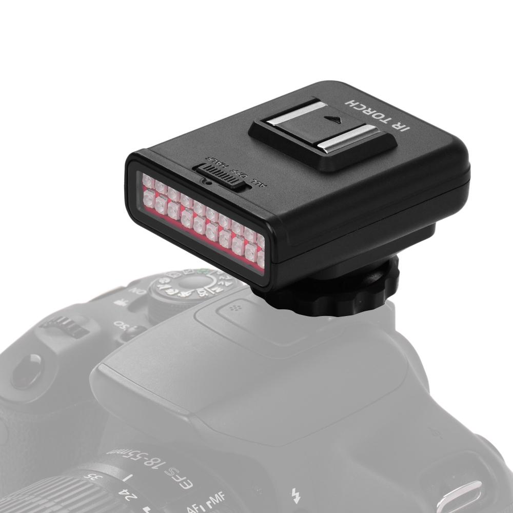 ORDRO LN-3 Studio IR LED Light USB Перезаряжаемый инфракрасный инфракрасный осветитель ночного видения для зеркальной фотокамеры