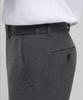 MUSINSA STANDARD Skinny Hidden Elastic Waist Crop Slacks [Medium Gray]