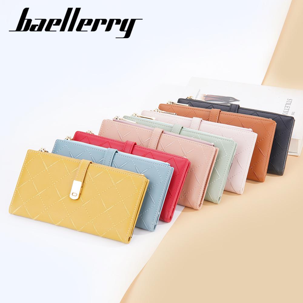 Women's Long Purse Hasp Closure Wallet Multi-card Slots Billfold Fashion Cell Phone Bag Zipper Coin Purse Card Holder Pu Leather Clutch Bag