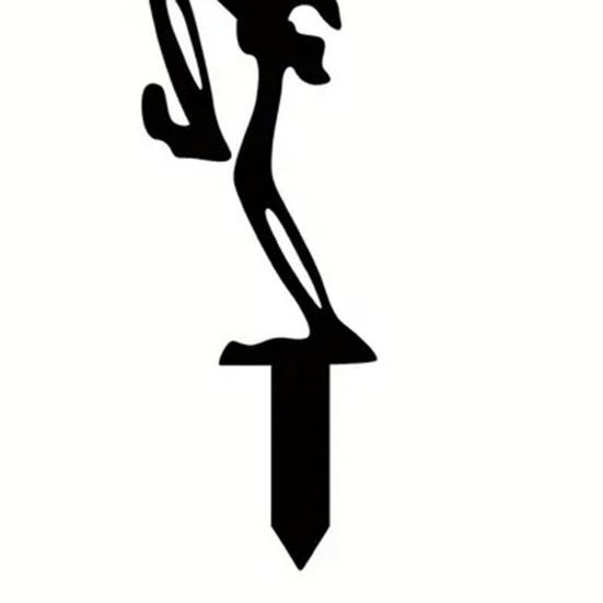 Halloween Skeleton Decorative Garden Stake Weather-proof Metal Outdoor Patio Yard