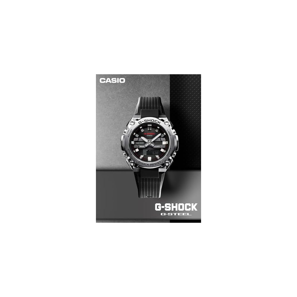 Casio G-Shock G-STEEL Solar Bluetooth Watch Men's Silver Stainless Steel GST-B600D-1AJF