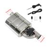 Valved Muffler Kit Universal Muffler Remote Control For Electronic Exhaust Cutout Valve 51 60 63 70 76mm Offset In Offset Out