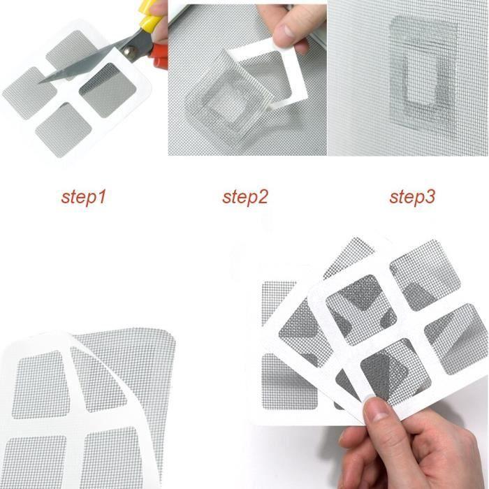 Mosquito Net Anti Mosquito Sticky Threads Patch Screen Curtain Mosquito Net Door Anti Mosquito Net Repair Hole Broken