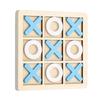 1 шт. Деревянная настольная игра Крестики-нолики 9"x9" Настольная игрушка для детей Подарки Семейные игры Настольная игра для украшения стола