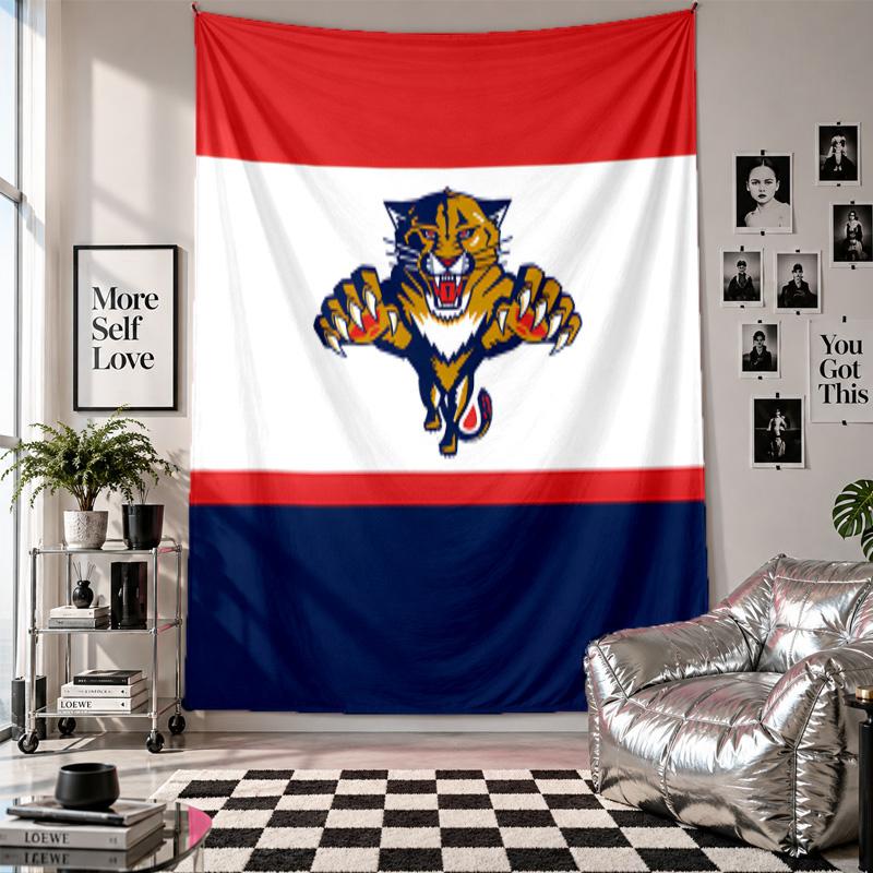 Wall TapestryFlorida Panthers Art Hanging Cloth Decorative Background Cover for Room Decoration