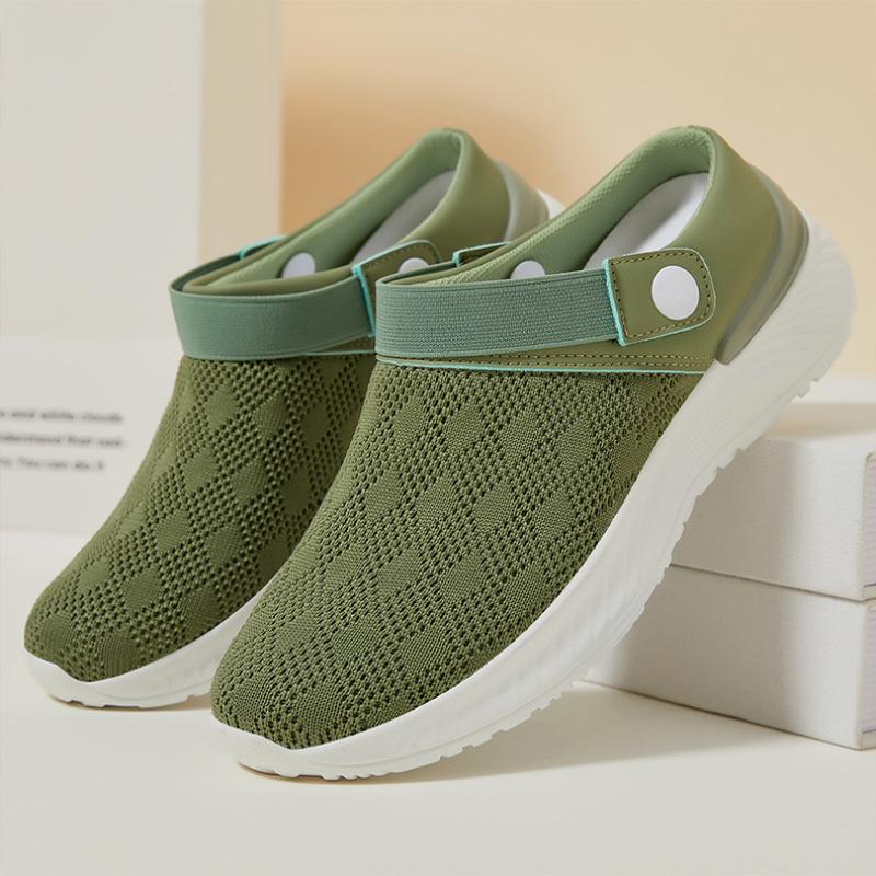 Shoes for Women 2025 Spring Breathable Slippers Half Slip Women Shoes Soft Sole Casual Shoes