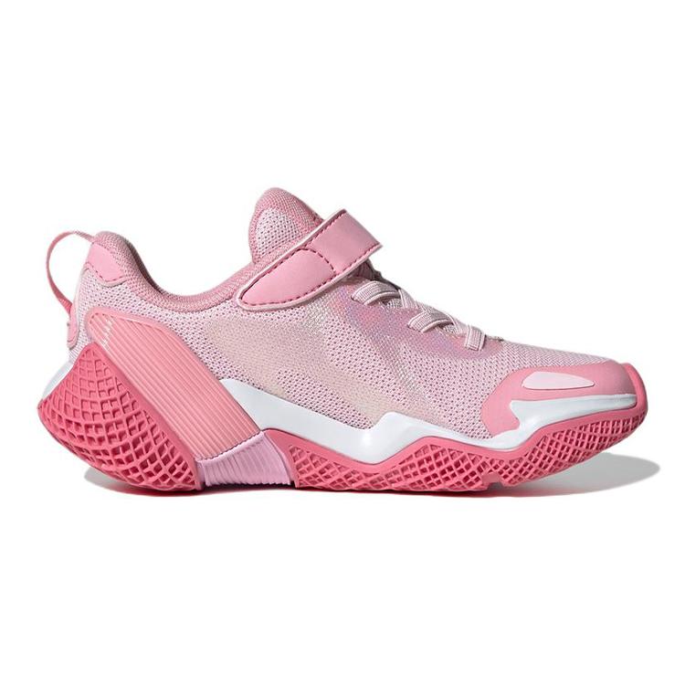 Adidas 4Uture Rnr El K Comfortable Abrasion Resistant Low top Running Shoes Pink Kids' GV7876