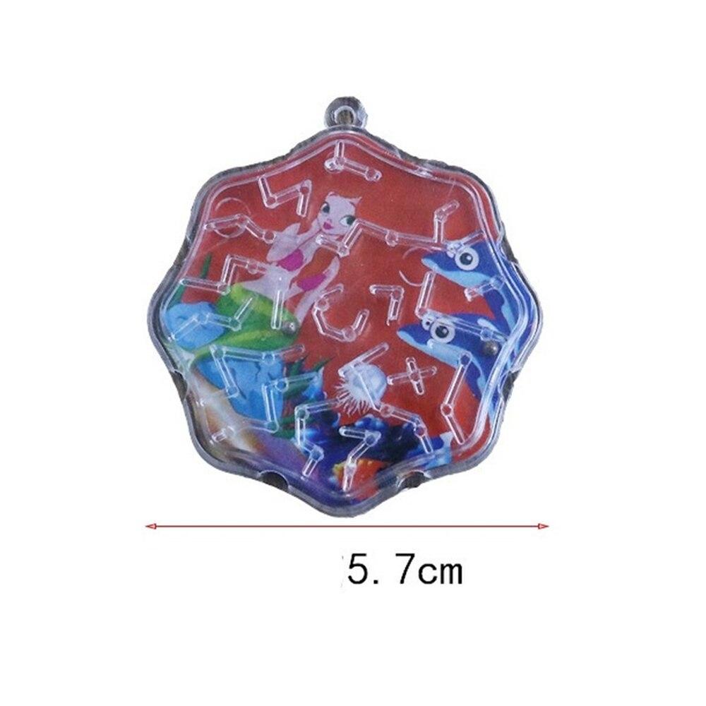 3pcs/lot 7cm Steel Ball Track Maze Toys Children Novelty Early Educational Brain Teaser Intellectual 3D Puzzle Jigsaw Board Toy HD