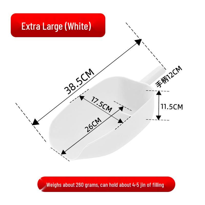 Большая утолщенная пластиковая лопата для корма для куриных, утиных, гусиных и свиноферм