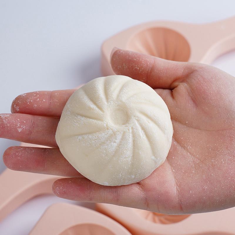 Home Kitchen Handmade Pastry Bun Making Mould Chinese Baozi Molds Handheld Baking And Pastry Steamed Stuffed Tool Kitchen