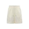 Solid Color Casual Drawstring Straight-Leg Shorts Men Bottoms Light-Ivory FN0770-110