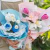 Handmade Wool Flower Bouquet Diy Crochet Material Package Knitting Bouquet Mother's Day Birthday Creative 520 Graduation Gift