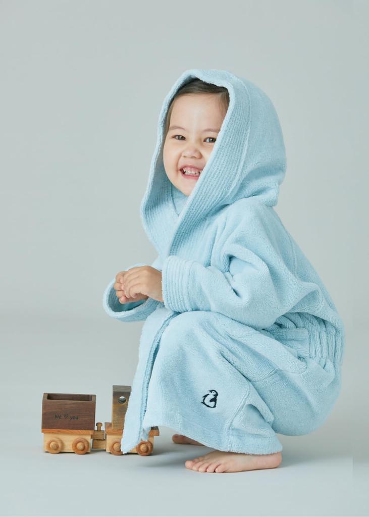 Konny Kids предотвращает простуду после купания для детей в возрасте от 3 до 5 лет [Konny] Халат, сертифицирован по Eco-Tex, купание, мягкий, впитывающий, полотенце, ванна, бассейн, игра, с капюшоном,