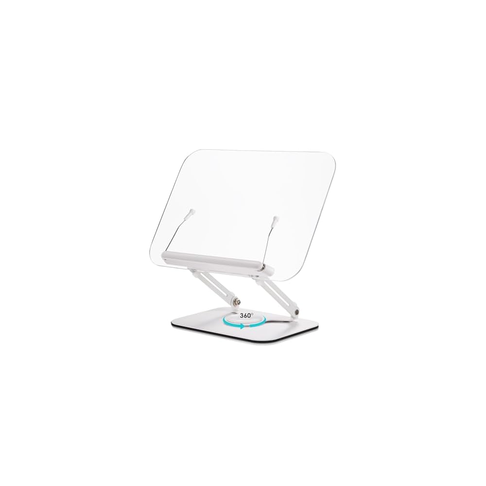 viozon Acrylic Book Stand, Reading Stand, Cookbook Holder, Writing Stand, Book Rack, Height and