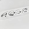 Old 3D ABS Rear Trunk Number Emblem Badge for Peugeot 2008 3008 4008 5008 Car Accessories