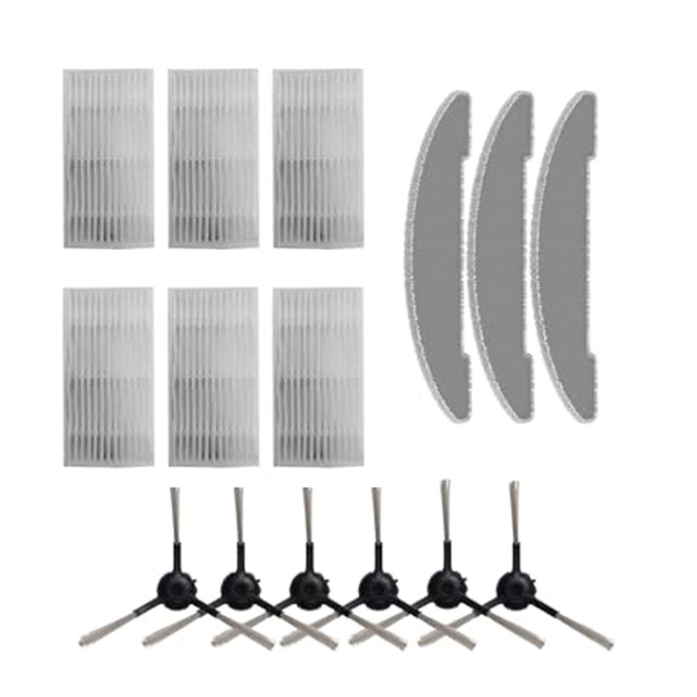 For Vexilar For Cleanova W7/W11 Vacuum Side Brush Filter Mop Cloth Replacement Kit Cleaning Accessories Parts Set Home Appliance