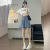 Women's Tencel Denim High-Waist A-Line Summer Shorts - 2026 Ice Silk Casual Wide-Leg Capris.
