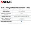 Детектор реле 11-25 В ANENG RT01 Цифровой Универсальный 4/5 контактов Автомобильная Батарея Обнаружение Транспортного Средства Цифровой Дисплей Напряжение Тестер Батареи