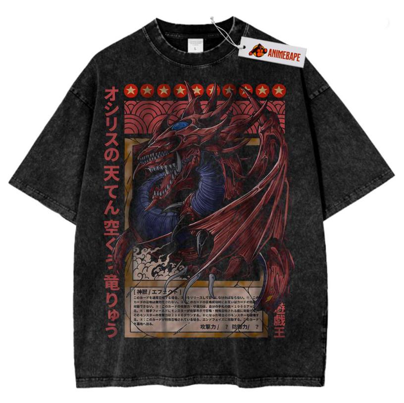 Yugioh Slifer Osiris T-Shirt Vintage Anime Graphic Tee