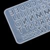Keychain Resin Crafts Crystal Silicone Mould Casting Molds Letters Resin Mold Jewelry Making Tools