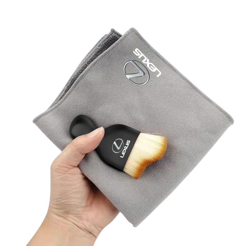 AAPH1 2026 Hot Interior Stickers Car Cleaning Soft Brush Car Wash Towel Microfiber Cleaning Rag Cloth Car Goods For Lexus RX 300 IS 25
